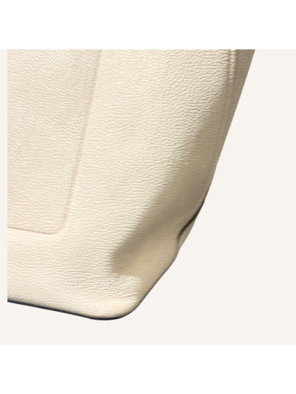 Kate Spade Large Margaux Leather Tote Cream Vanilla Classic Travel Work - Picture 12 of 13